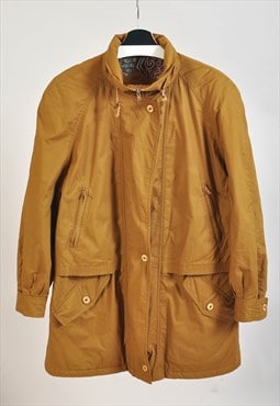 Vintage 90s linned parka coat in khaki