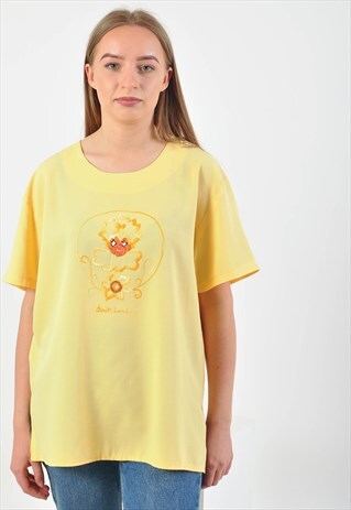 VINTAGE 90'S BLOUSE IN YELLOW