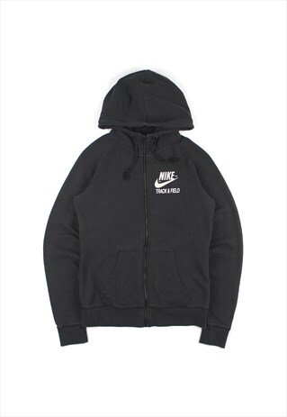 NIKE TRACK & FIELD GREY ZIP UP HOODIE