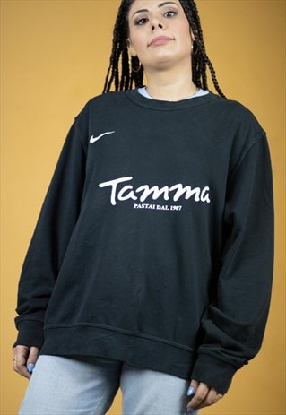 Vintage Nike Tamma Sweatshirt in Black XL