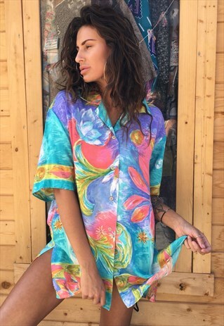 OVERSIZED RETRO 90S 80S VINTAGE UNISEX FESTIVAL SHIRT