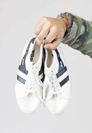 VINTAGE GOLA WHITE TRAINERS