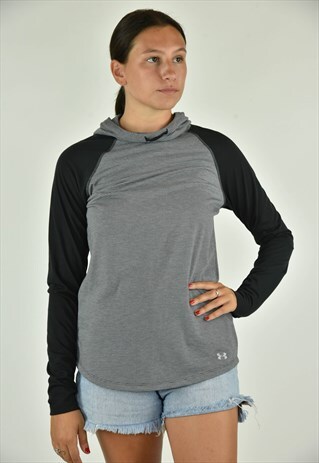 VINTAGE 90'S UNDER ARMOUR GREY SWEATSHIRT MEDIUM