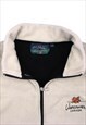 VINTAGE VANCOUVER, CANADA BEIGE ZIP UP FLEECE BY SEA TO SKY 