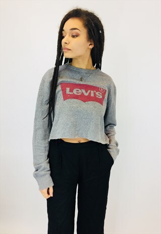 VINTAGE LEVIS CROPPED SWEATSHIRT