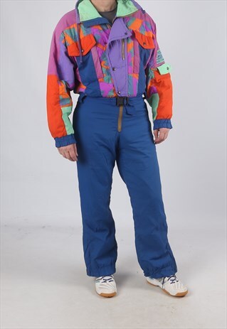 VINTAGE BIG BIVER FULL SKI SUIT SNOW SPORTS M 38 - 40" (92C