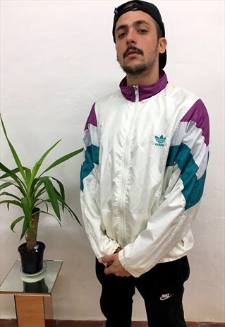 VINTAGE ADIDAS MULTICOLOR 80S JACKET