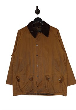 Barbour A821 Classic Moorland Jacket Wax Cotton Size XL