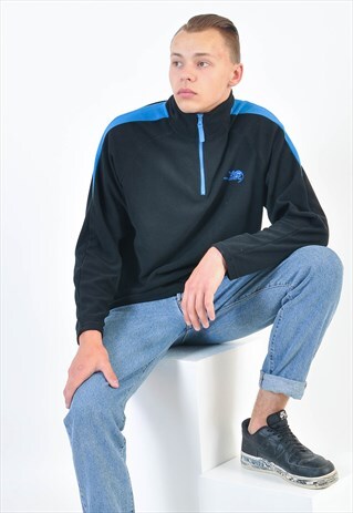 VINTAGE 90S 1/4 ZIP FLEECE SWEATSHIRT