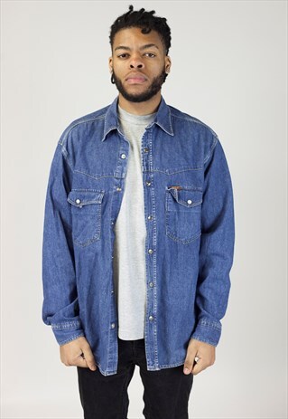 VINTAGE 90S RIFLE DEMIN SHIRT