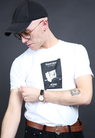 WHITE INTERFERENCE T-SHIRT