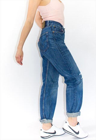 VINTAGE HIGH WAIST PATTERN JEANS