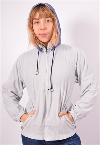 VINTAGE DIADORA HOODIE SWEATER BLUE