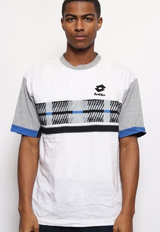VINTAGE LOTTO LOGO T-SHIRT WHITE