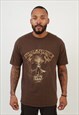 Men's Vintage Harley Davidson Skull Virginia Graphic T-Shirt