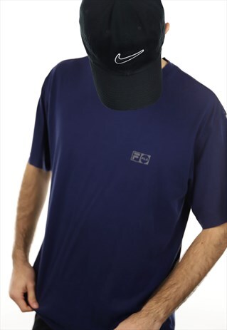 VINTAGE FILA T SHIRT BLUE