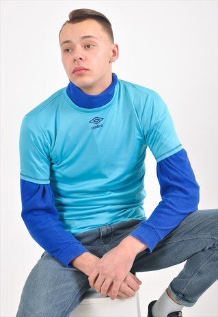 VINTAGE UMBRO JERSEY IN BLUE