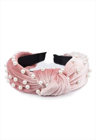 PINK PEARL HEADBAND