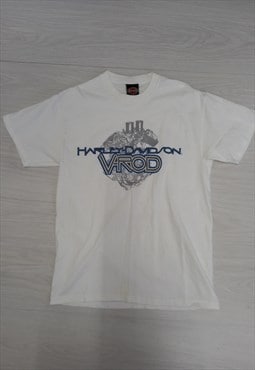 00s Harley-Davidson V-Rod T-Shirt White 