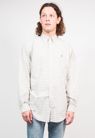 RALPH LAUREN CHECK PATTERN SHIRT