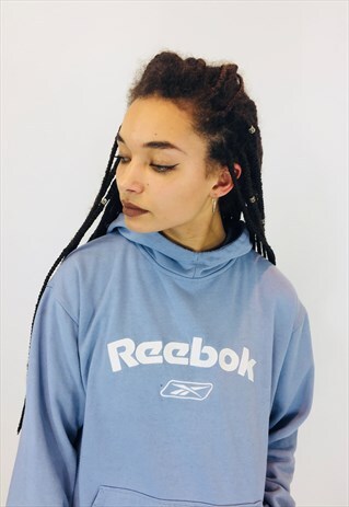 REEBOK BIG LOGO EMBROIDERED HOODIE