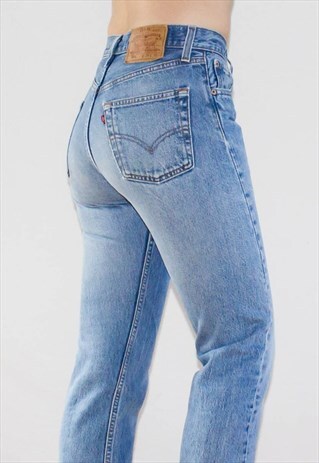 VINTAGE 501 BUTTON UP LEVI'S WORN IN JEANS