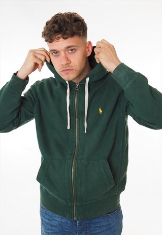 VINTAGE RALPH LAUREN HOODIE GREEN