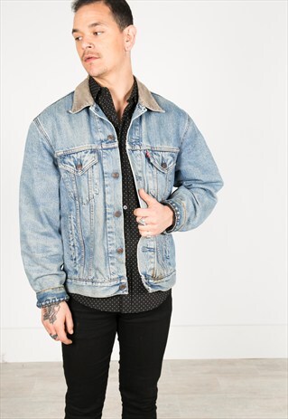 VINTAGE 80S LEVI'S WINTER BLANKET JACKET / R0152