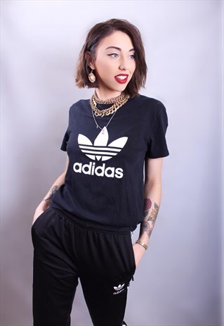 BLACK ADIDAS TEE