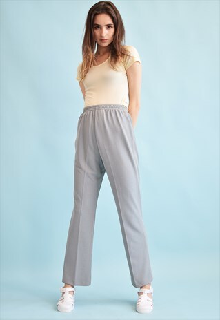 90'S RETRO HIGH WAIST MOMS TAPERED TROUSERS