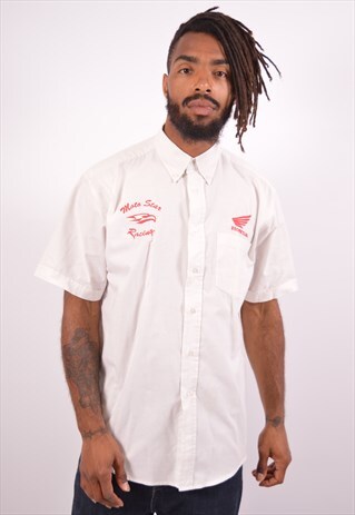 VINTAGE SHIRT SHORT SLEEVE WHITE
