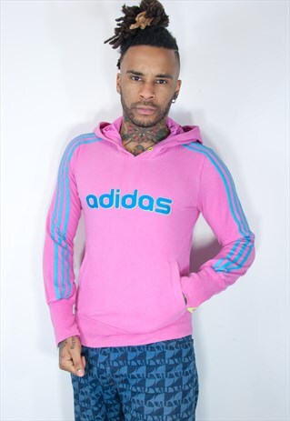VINTAGE ADIDAS HOODIE PINK