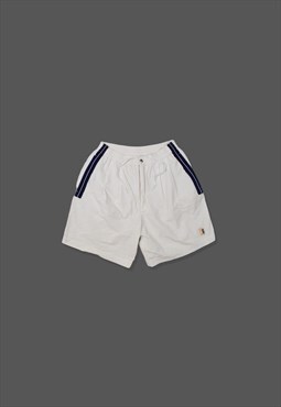 Vintage Nike Challenge Court Embroidered Logo Shorts White