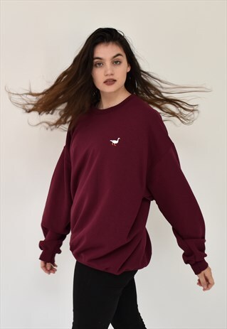 G&G UNISEX MAROON GOOSE SWEAT