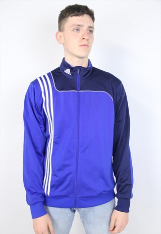 VINTAGE ADIDAS 90'S BLUE SPORTS JACKET