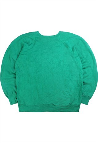 Vintage  Fruit of the Loom Sweatshirt Plain Heavyweight