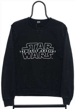 Retro Star Wars Graphic Black Sweatshirt Womens