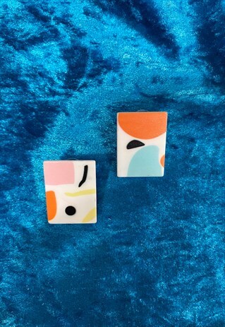 ABSTRACT ART EARRINGS