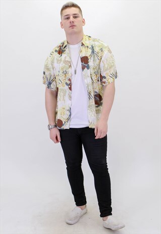 VINTAGE PATTERN FESTIVAL SHIRT