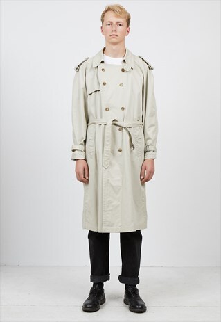 VINTAGE BEIGE EMILIO CLOUD TRENCH COAT