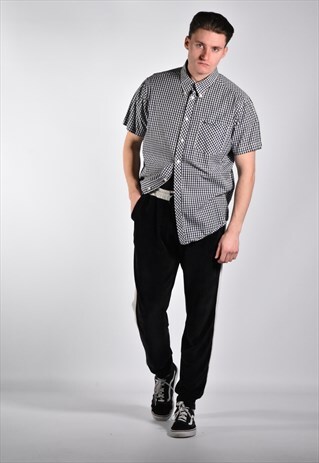 VINTAGE BEN SHERMAN HOUSE CHECK BUTTON DOWN SHIRT