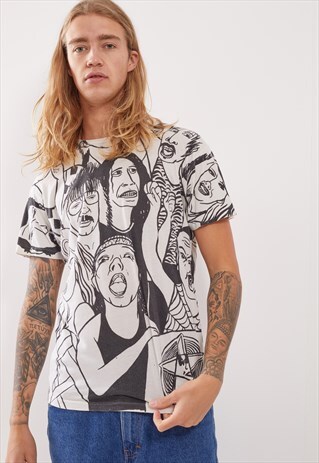 VINTAGE OBEY GRAPHIC T-SHIRT
