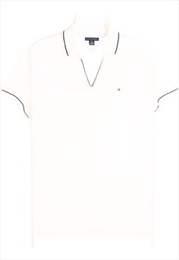 Vintage 90's Tommy Hilfiger Polo Shirt V Neck Short Sleeve W