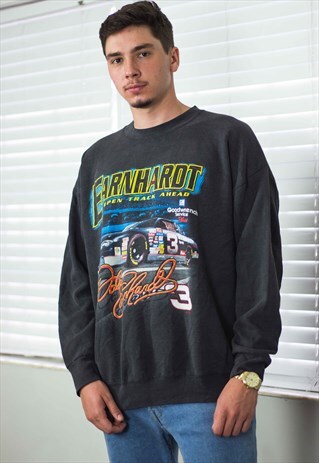 VINTAGE NASCAR SWEATSHIRT JUMPER LOGO 90S XL 17.8
