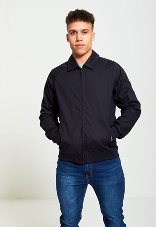 MENS NAVY LIGHT WEIGHT JACKET BY BRAVE SOUL