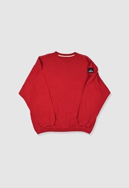 Vintage 90s Adidas Equipment Sweatshirt in Red