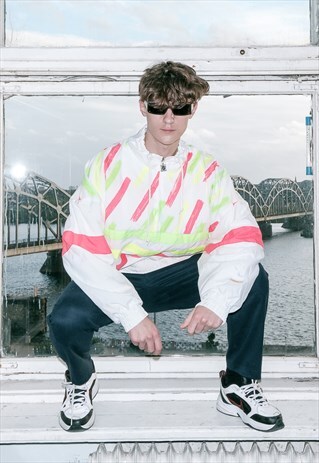 VINTAGE NEON SPORT ANORAK / 1990S