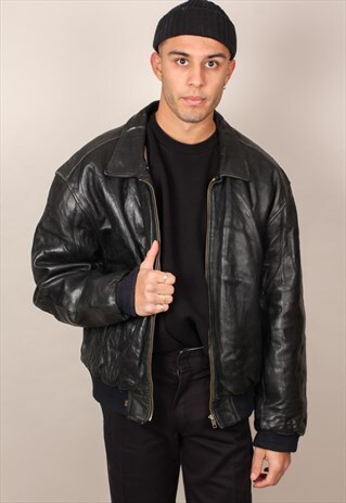 VINTAGE LEVI'S LEATHER JACKET ASM2007