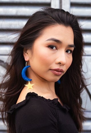 MOON AND STAR EARRINGS