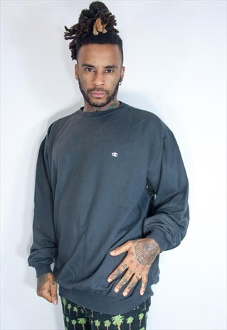 VINTAGE CHAMPION EMBROIDED SWEATER
